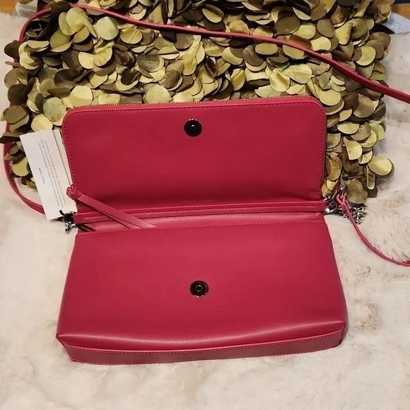 NWT Rebecca Minkoff Pink Leather Purse​​​​​​​​ - Picture 5 of 9